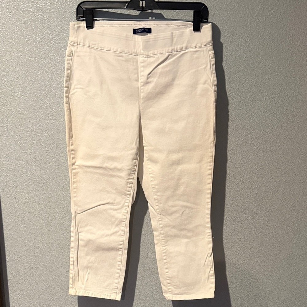 Bandolino White Katie Mid-Rise Pants